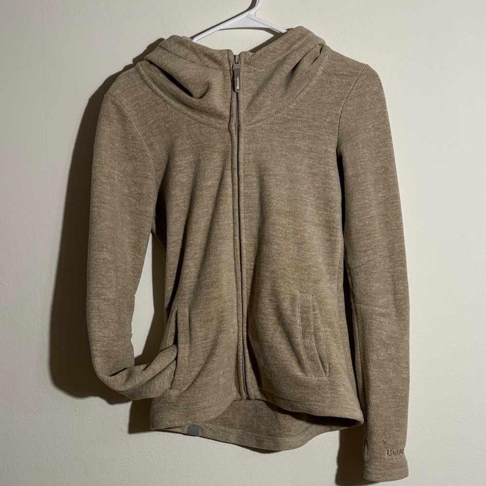 Bench Women's Beige Hooded Sweater